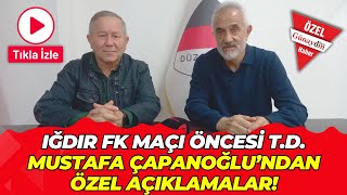 Iğdır FK maçı öncesi D.C. Düzcespor Teknik Direktörü Çapanoğlu'ndan çok özel açıklamalar!