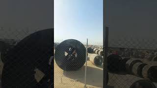 10 ton ka cable drum chori ho gya 😲 🫢 #shortvideo #truckdrivercargo #truckdriving