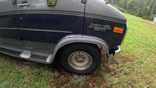 1989 Chevy G20 Van Update- New Tires just in Time for Rain