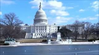 White house and Capitol, Washington DC