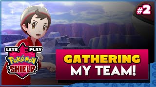 Let's Play Pokemon Shield - Part 2 - Gathering My Team