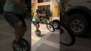 Monocycle Madness: Wheely Good Stunts #shorts #cycling