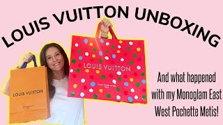 DOUBLE LOUIS VUITTON UNBOXING | Did I get another Monoglam E/W Pochette Metis or something else?