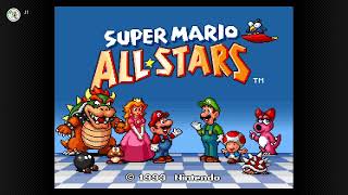 Super Mario All-Stars: Tilte Screen Music Glitch.