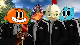 Chicken Little & The Amazing World of Gumball & Turning Red Coffin Dance Meme Astronomia COVER