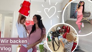 Mit den Mädels backen | sie hat schon Ableger 🌱 | Großfamilie | Staubsauger | Marytuga