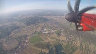 Austrian Airlines Dash 8 timelapse from Vienna to Graz | OS977