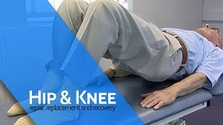 Buttock Contractions & Bridging | Hip Replacement Post-Op Physio & Exercises