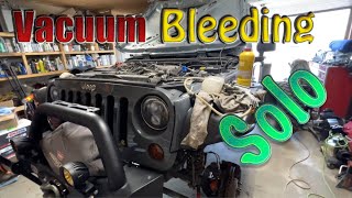 HOW TO BLEED JEEP JKU BRAKES | SOLO DIY