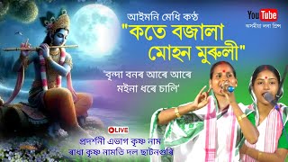 কতে বজালা মোহন মুৰুলী,আইমনি মেধি কণ্ঠ | Dihanam | Horinam | Radha Krishna Namoti Dol |