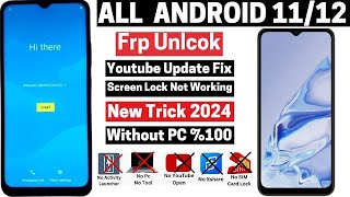 All Android 11/12 FRP Bypass 2024  ✅  ❌ NO XShare ❌ NO Activity Launcher New Method 2024 Without Pc