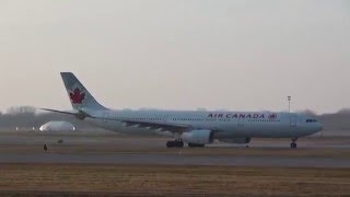 Air Canada Airbus A330-343 (C-GHKR) Taxi + Takeoff 24L Montreal Trudeau YUL | CYUL