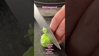 Satisfying cutting Bitter gourd #satisfyingcutting #bittergourd #asmr #shortsvideo #shorts #fyp