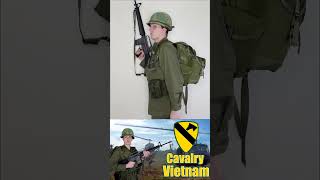 Uniforms of the 1st Cavalry Division during Vietnam War #redivanairsoft #camouflage#vietnamwar