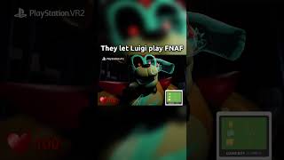 Luigi plays Five Nights at Freddy's #fnaf #fivenightsatfreddys #luigismansion