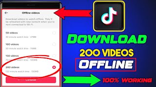 How to Watch TikTok Videos Offline / Save Data and Enjoy TikTok Anytime