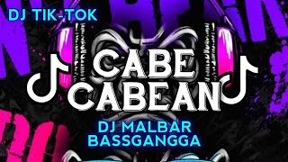 DJ CABE CABEAN VIRAL TIK-TOK (BASSGANGGA) DJ MALBAR REMIX TERBARU 2024