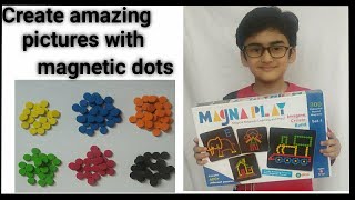 play with magnetic circles|Magna play|review of Ekta Magna Playset | best Magnetic play set for kids