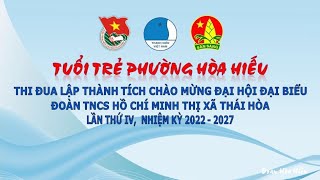 Em Đông Quân - Liên đội trường Tiểu học Hoà Hiếu 1 chúc mừng Đại hội