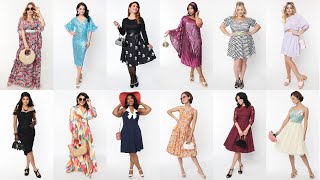 Beautiful 12 Ideas Chic elegant collection for ladies Cute Vintage Retro Classic Dresses for Women