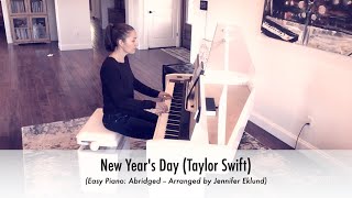 New Year's Day (Taylor Swift) - Easy Piano Sheet Music