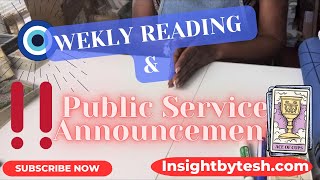 📣‼️PUBLIC SERVICE ANNOUNCEMENT ‼️📣 WEEKLY LIVE READING. PATREON SPECIAL 📣‼️🧿🔮✨