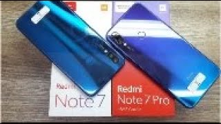 Xiaomi Redmi Note 7 and Xiaomi Redmi Note 7 pro