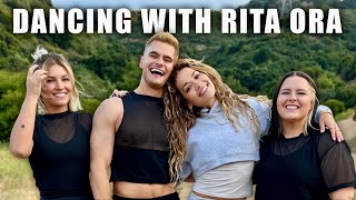 RITA ORA DANCES WITH THE FITNESS MARSHALL (behind the scenes)