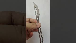 Damascus blade knife cnc machining