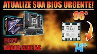 FINALMENTE CORRIGIRAM A TEMPERATURA DOS RYZEN 7000 NAS PLACAS MÃE GIGABYTE !! 🔥🔥