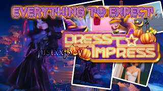 *EVERYTHING* TO EXPECT TODAY & IN HALLOWEEN *DRESS TO IMPRESS UPDATE* 😱🎃 (Dress To Impress)