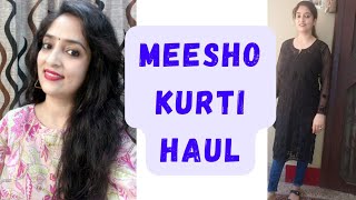 Meesho Kurti haul | cotton Kurti set | haul for Summer. Cotton Kurti | Meesho haul | #bereal