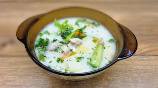 САМЫЙ ВКУСНЫЙ И ПРОСТОЙ СУП с Курицей и Сыром! Брокколи фасоль и сыр!