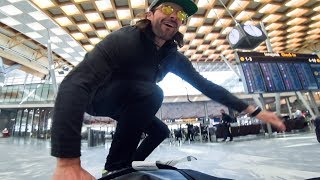 SURFING PAST CHECK-IN at Oslo Airport | VLOG 62