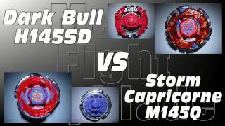 Dark Bull H145SD VS Storm Capricorne M145Q - AMVBB Beyblade Battle