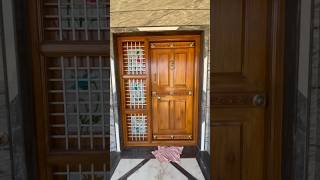 Amazing Main teak door design l Teak wood polish Indian Door Design #shorts #wooden #doordesign