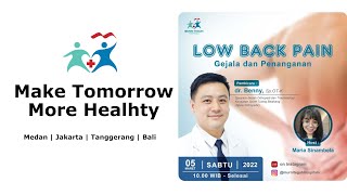 LOW BACK PAIN -  Gejala & Penanganan