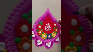 Very beautiful 🤩 Ganapati rangoli design/rangoli#ganeshrangoli/shorts/Ganapati Bappa