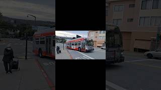 SF Muni: 2016 New Flyer XDE40 #8881 on 9 San Bruno at San Bruno & Arleta