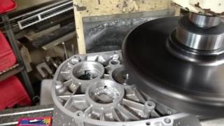 BMW airhead transmission cover resurfacing