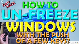 🟢 Easy Hack - How To Unfreeze your PC? 🟢