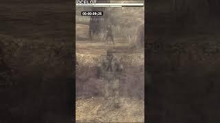 MGS3 Beating Ocelot in 26 Seconds on E-Extreme #mgs3 #snakeeater #gaming #mgs #gamingshorts #ocelot