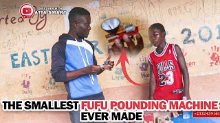 The Primary 4 Pupil Who Makes The Smallest Fufu Pounding Machine