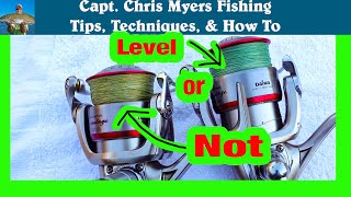 How to Spool Braided Line on Spinning Reel: Keeping it Level