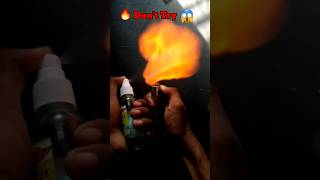 sanitizer fire experiment || sanitizer science experiment #shortsfeed #viral #tranding #shorts