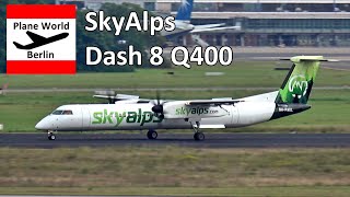 SkyAlps Dash 8 Q400 *9H-PAUL* landing at Berlin Brandenburg Airport