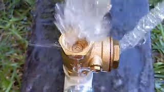 Ram Pump Valve Slow Motion