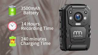 i826 Pro Police Body Camera