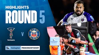 Harlequins v Bath - HIGHLIGHTS | Late Drama at the Stoop! | Gallagher Premiership 2024/25