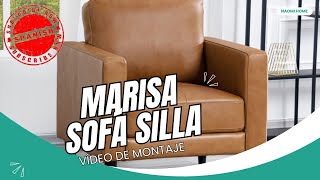 Cómo Hacer Tu Propio Sillón De Cuero: Naomi Home | Vídeo De Montaje Para Marisa, Sofá Silla De Cuero